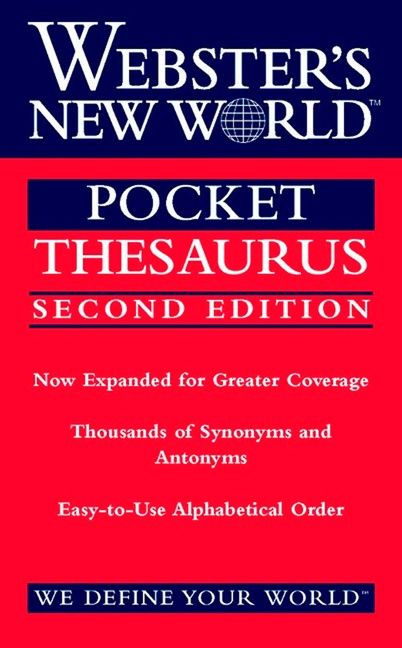 Webster's New World Pocket Thesaurus, Second Edition by Charlton Laird, 9780544987203