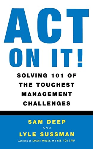 Act On It by Sam Deep, Lyle Sussman, 9780738202457