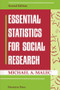 Essential Statistics For Social Research - 9780813315560 by Michael Malec, 9780813315560