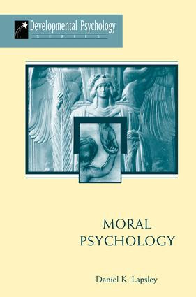 Moral Psychology by Daniel K Lapsley, 9780813330334