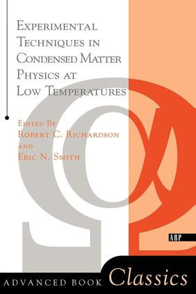 Experimental Techniques In Condensed Matter Physics At Low Temperatures by Robert C. Richardson, 9780201360783