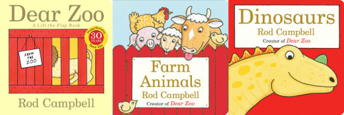Dear Zoo & Friends Collected Set (Dear Zoo; Farm Animals; Dinosaurs) by Rod Campbell, Rod Campbell, 9781481482134