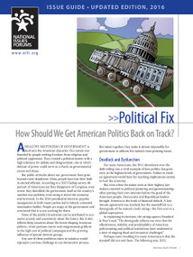 Political Fix (How Should We Get American Politics Back on Track?) by Scott London, 9781943028979