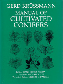 Manual of Cultivated Conifers by Gerd Krüssmann, 9781604691115