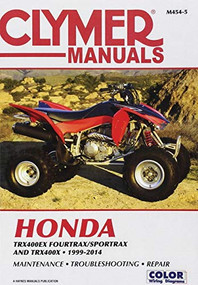 Honda TRX400EX Fourtrax/Sportrax and TRX400X 1999-2014 by Penton Staff, 9781620922354