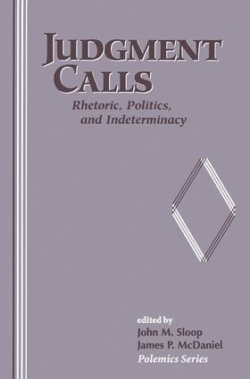 Judgment Calls by John Sloop, 9780813366371