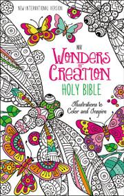 NIV Wonders of Creation Holy Bible, Hardcover (Illustrations to Color and Inspire) by  Zondervan, 9780310758914