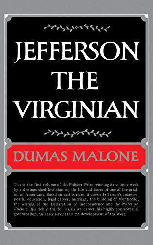 Jefferson the Virginian - Volume I - 9780316544740 by Dumas Malone, 9780316544740