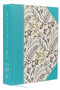 NKJV, Journal the Word Bible, Large Print, Cloth over Board, Blue Floral, Red Letter (Reflect, Journal, or Create Art Next to Your Favorite Verses) by Thomas Nelson, 9780718090913