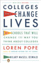 Colleges That Change Lives (40 Schools That Will Change the Way You Think About Colleges) by Loren Pope, Hilary Masell Oswald, 9780143122302