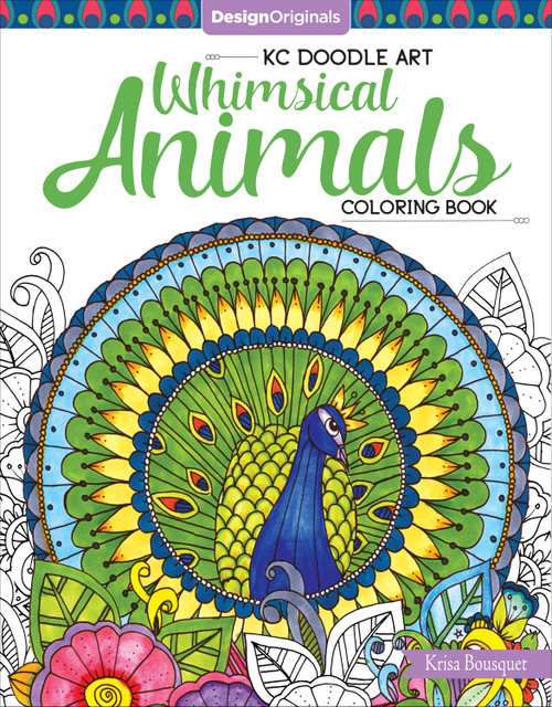 KC Doodle Art Whimsical Animals Coloring Book by Krisa Bousquet, 9781497202801