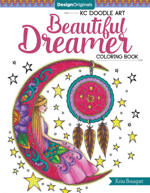 KC Doodle Art Beautiful Dreamer Coloring Book by Krisa Bousquet, 9781497202825
