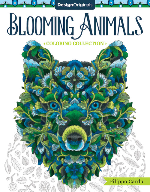 Blooming Animals (Filippo Cardu Coloring Collection) by Filippo Cardu, 9781497202177