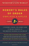 Webster's New World Robert's Rules of Order Simplified and Applied, Third Edition by Robert McConnell Productions, 9780544236035
