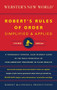 Webster's New World Robert's Rules Of Order Simplified And Applied, Third Ed. by Robert McConnell Productions, 9780544236035