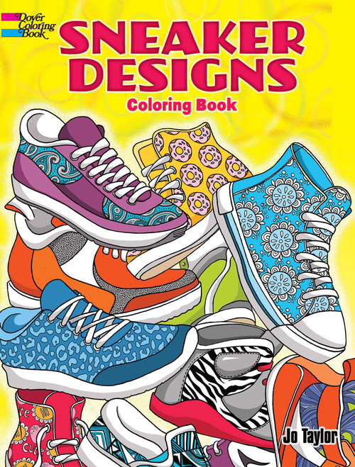 Sneaker Designs Coloring Book by Jo Taylor, 9780486809359