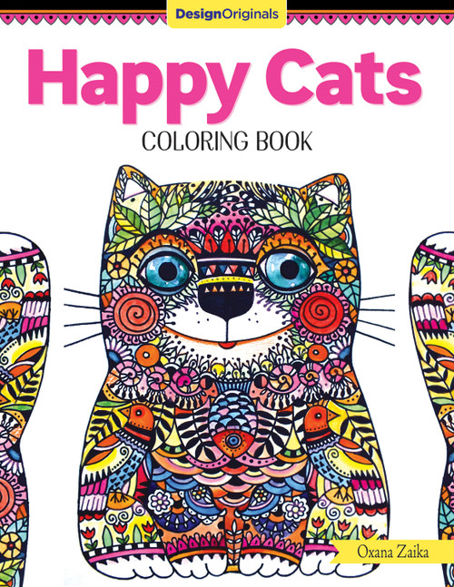 Happy Cats Coloring Book by Oxana Zaika, 9781497202306