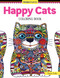Happy Cats Coloring Book by Oxana Zaika, 9781497202306