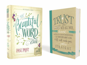 NIV, Beautiful Word Bible, Large Print, Hardcover (500 Full-Color Illustrated Verses) by  Zondervan, 9780310446064