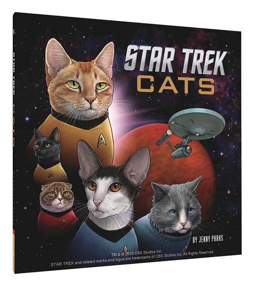 Star Trek Cats ((Star Trek Book, Book About Cats)) by Jenny Parks, 9781452158419