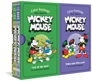 Walt Disney's Mickey Mouse Color Sundays Gift Box Set: "Call Of The Wild" and "Robin Hood Rises Again" (Vols. 1 & 2) by Floyd Gottfredson, David Gerstein, Gary Groth, 9781606996874
