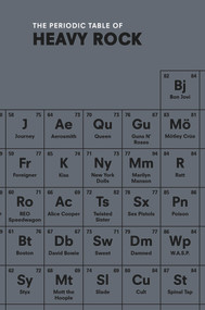 The Periodic Table of HEAVY ROCK by Ian Gittins, 9781785031656