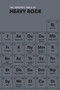 The Periodic Table of HEAVY ROCK by Ian Gittins, 9781785031656