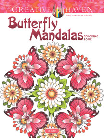Creative Haven Butterfly Mandalas Coloring Book by Jo Taylor, 9780486813776