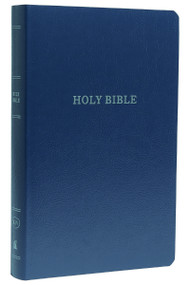 KJV Holy Bible: Gift and Award, Blue Leather-Look, Red Letter, Comfort Print: King James Version by Thomas Nelson, 9780718097929