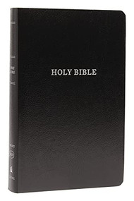 KJV Holy Bible: Gift and Award, Black Leather-Look, Red Letter, Comfort Print: King James Version by Thomas Nelson, 9780718097905