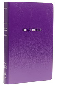 KJV Holy Bible: Gift and Award, Purple Leather-Look, Red Letter, Comfort Print: King James Version by Thomas Nelson, 9780718097943