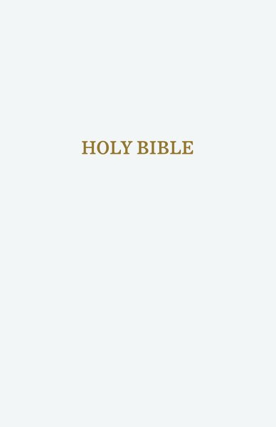 KJV, Gift and Award Bible, Leather-Look, White, Red Letter, Comfort Print (Holy Bible, King James Version) by Thomas Nelson, 9780718097936