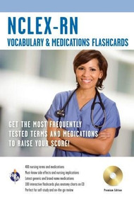 NCLEX-RN Vocabulary and Medications Flashcard Book w/ CD by J.  Brice, Michael Adams, 9780738609058