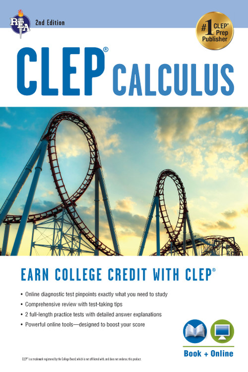 CLEP® Calculus Book + Online by Gregory Hill, Mel Friedman, 9780738611013