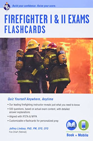 Firefighter I & II Exams Flashcard Book (Book + Online) by Jeffrey Lindsey, 9780738611310