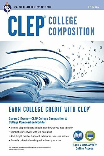 CLEP® College Composition 2nd Ed.,  Book + Online by Rachelle Smith, Dominic Marulllo, Ken Springer, 9780738611334