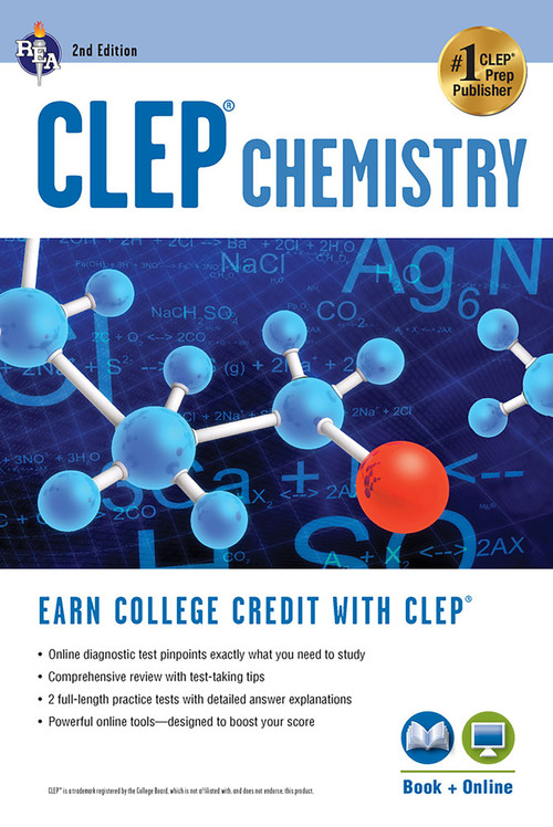 CLEP® Chemistry Book + Online by Kevin R. Reel, 9780738611037