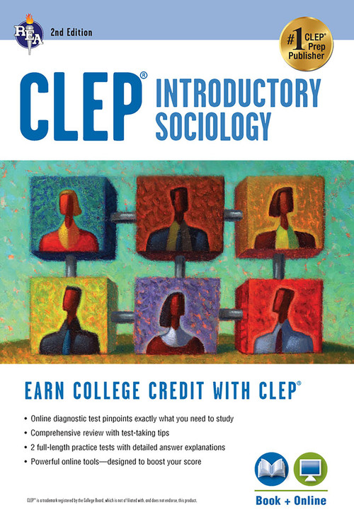 CLEP® Introductory Sociology Book + Online by William Egelman, 9780738610917