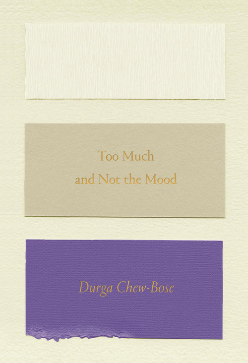 Too Much and Not the Mood (Essays) by Durga Chew-Bose, 9780374535957