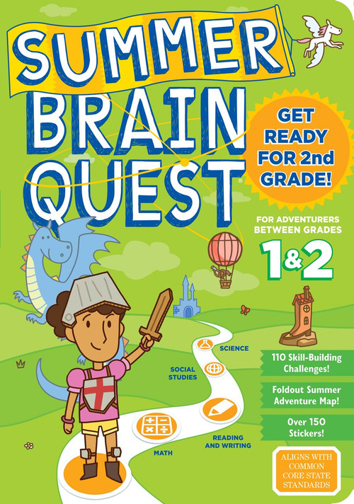 Summer Brain Quest: Between Grades 1 & 2 by Workman Publishing, Megan Butler, Claire Piddock, Mindy Yip, Edison Yan, Rachel Dukes, 9780761189176