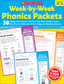 Week-By-Week Phonics Packets by Joan Novelli, Holly Grundon, 9780545223041