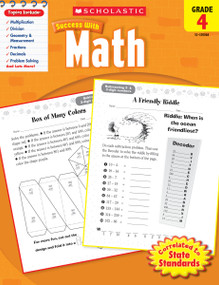 Scholastic Success With Math: Grade 4 Workbook by Scholastic, Scholastic, Virginia Dooley, 9780545200684