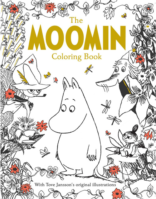 The Moomin Coloring Book (Official Gift Edition with Gold Foil Cover) by Tove Jansson, 9781499805789