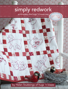 Simply Redwork (Embroidery the Hugs 'n Kisses Way) by Helen Stubbings of Hugs 'n Kisses, 9781935726913