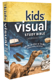 NIV, Kids' Visual Study Bible, Hardcover, Blue, Full Color Interior (Explore the Story of the Bible---People, Places, and History) by Zondervan, 9780310758600