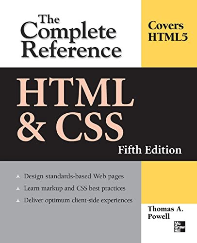 HTML & CSS: The Complete Reference, Fifth Edition by Thomas A. Powell, 9780071496292
