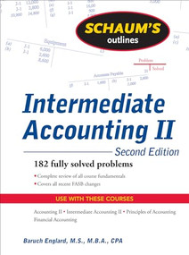 Schaum's Outline of Intermediate Accounting II, 2ed by Baruch Englard, 9780071611664