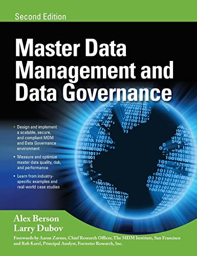 MASTER DATA MANAGEMENT AND DATA GOVERNANCE, 2/E by Larry Dubov, Alex Berson, 9780071744584