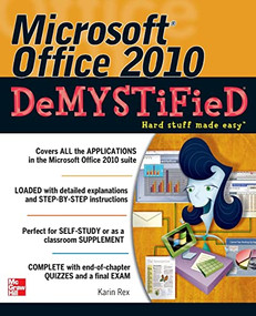 Microsoft Office 2010 Demystified by Karin Rex, 9780071767958