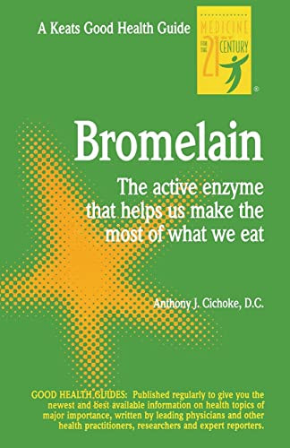 Bromelain by Anthony J. Cichoke, 9780879838355